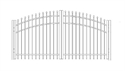 Picture of S1 Bennington Greenwich Arched Double Gates Drawing