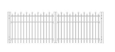 Picture of S2 Berkshire Double Gates Drawing