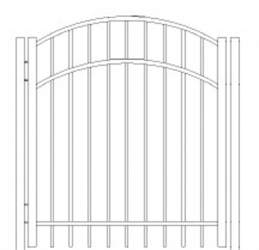 Picture of S4 Saybrook Arched Walk Gate Drawing