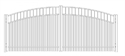 Picture of S7 Horizon Greenwich Arched Double Gates Drawing