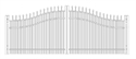 Picture of S8 Falcon Woodbridge Arched Double Gates Drawing