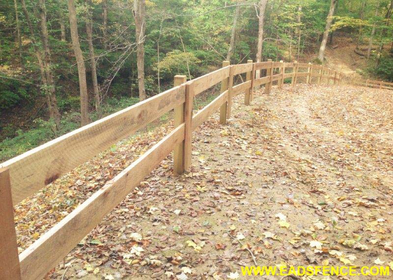 Ohio Fence Company Eads Fence Co.. 2 Rail Board Fence Photo Gallery